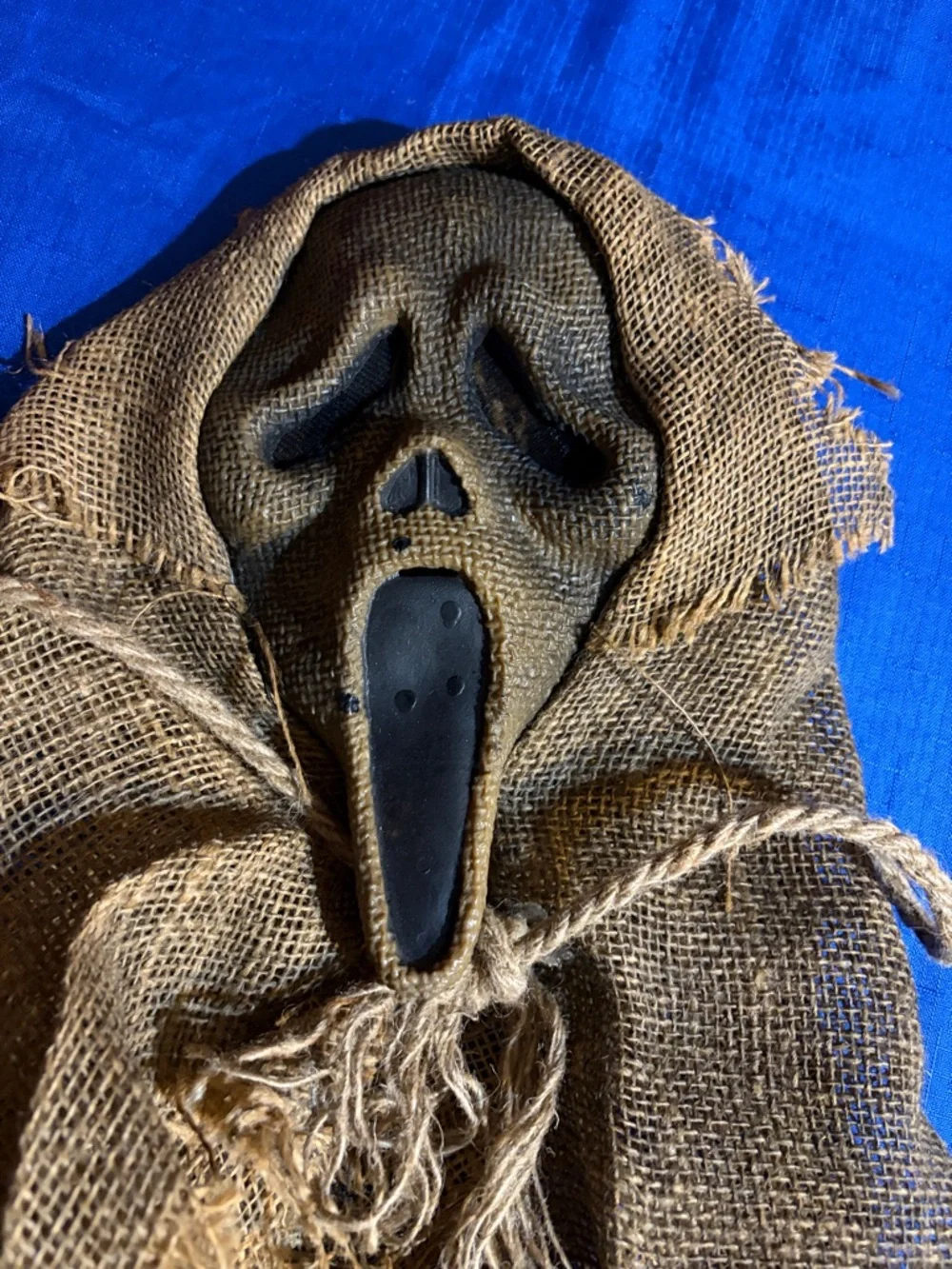 Scarecrow GHOSTFACE Youth Mask Scream 4 Burlap Ghost Face Easter Unlimted